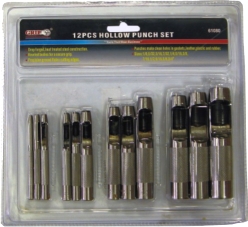 GRIP - PUNCH SET - HOLLOW - 12 PCE